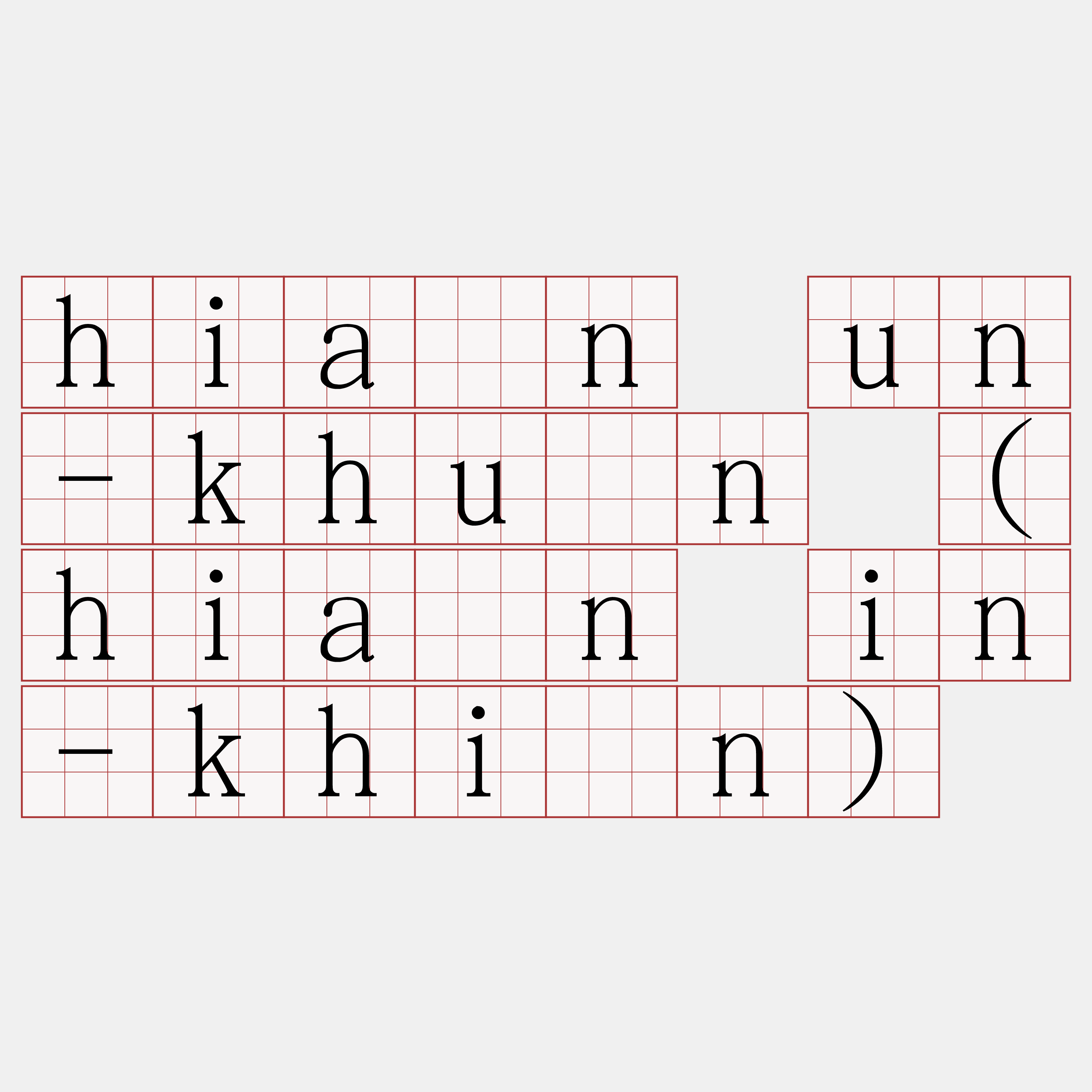 hiàn un-khûn (hiàn in-khîn)